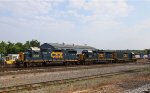 CSX 2704, 6979, & 2379 in the yard